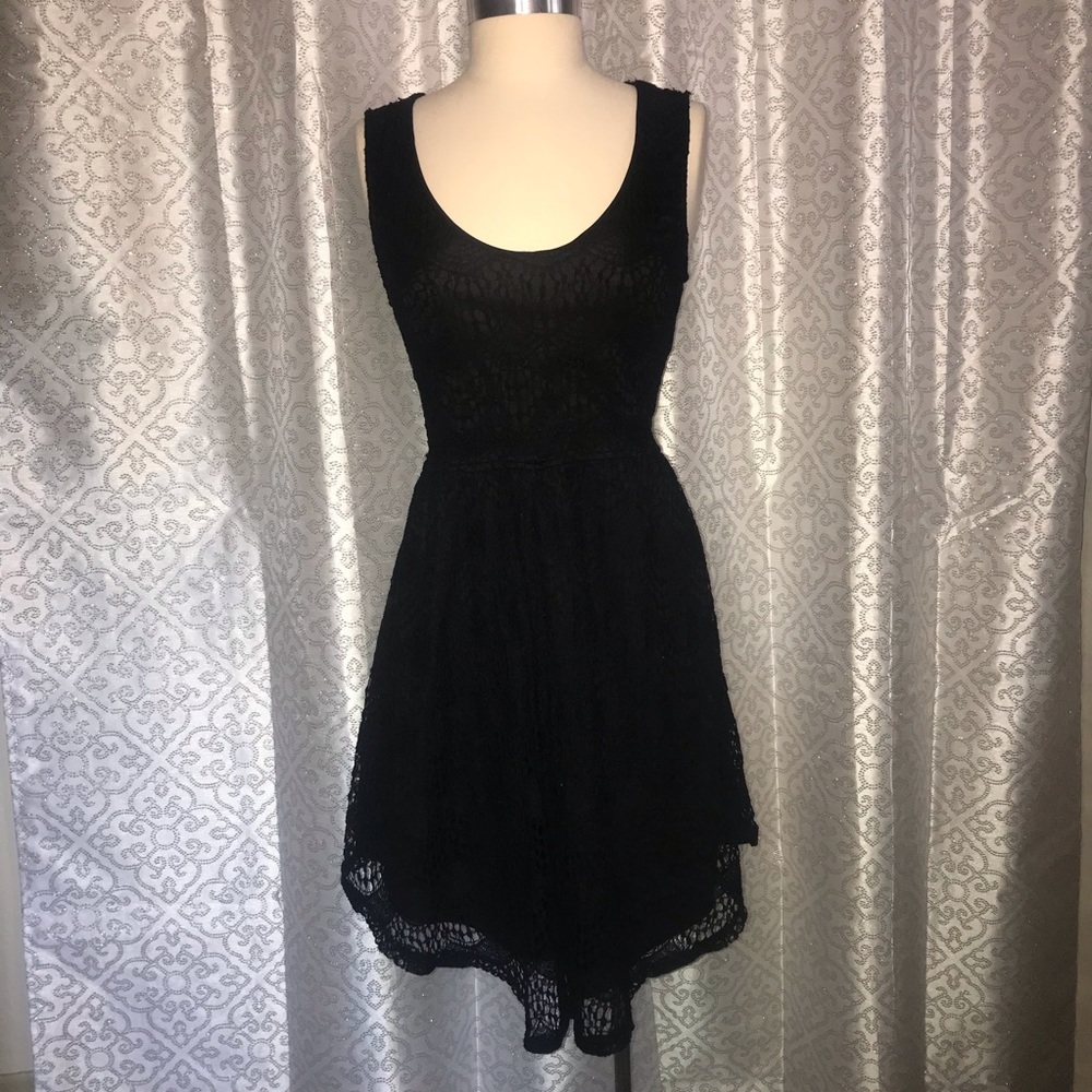 Xhilaration black lace dress